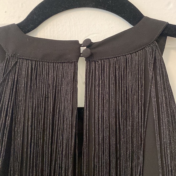 Black Fringe Top - Picture 5 of 6